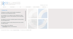 Desktop Screenshot of csalliances.com