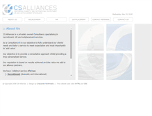 Tablet Screenshot of csalliances.com